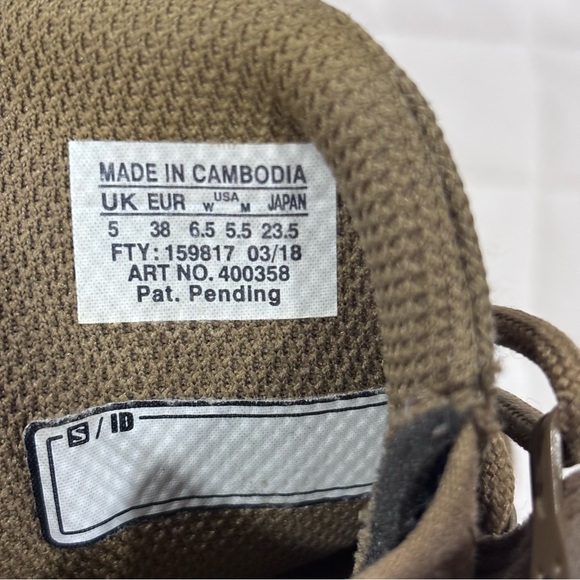 Salomon Forces Guardian Tactical Boots Coyote Brown Women 6 1/2 Combat Boot Tan - Picture 12 of 13